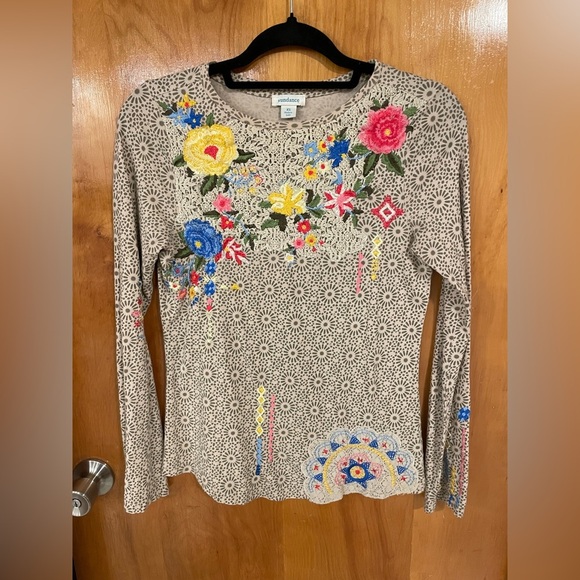 Sundance Sunny Disposition Embroidered Long Sleeve - Picture 2 of 5